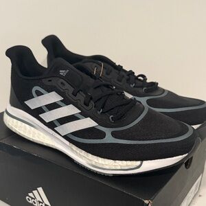 Adidas supernova plus Black and White Running Sneakers